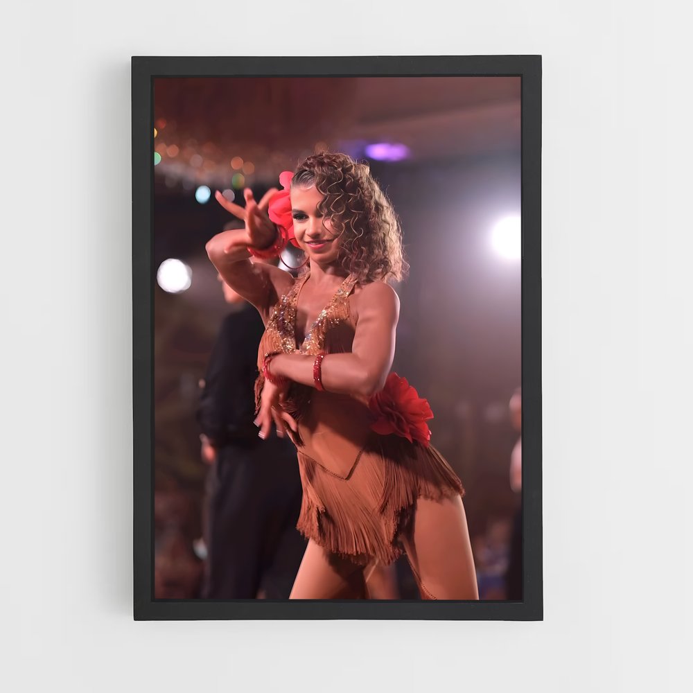 Poster Latin american showdance – affiche Danse (vue 2)